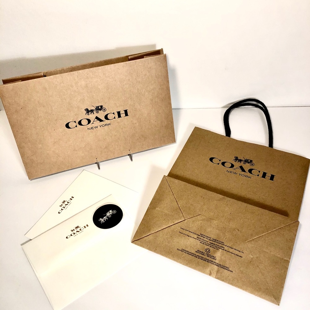 COPY - COPY - Empty COACH Gift Bag & Accessories #3